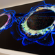 This is what an LG Crystal Sound OLED looks like when you put hundreds of tiny plastic beads on it and crank up the volume.